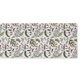 DII Heritage Holiday Sprigs Kitchen Décor Collection Decorative, Christmas Table Runner, 14x108, Holly