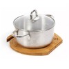 GMMH Foldable Basket Bamboo Decorative Bowl, Fruit Bowl, Wood Chicken