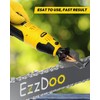 EzzDoo Electric Cordless Chainsaw Sharpener Kit - Portable 12V Chain