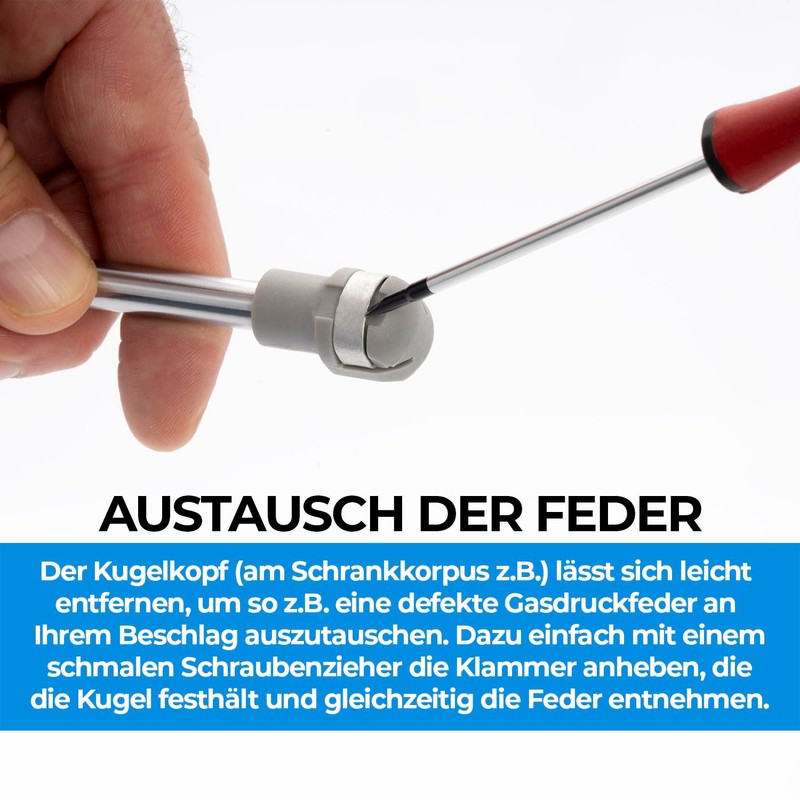 Stahlia Gas Strut 320N Replacement for Lift-O-Mat Compression Spring Flap