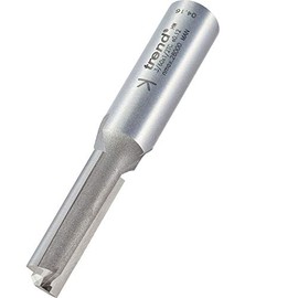 Trend Professional 1/2" Shank Straight Router Cutter Bit - Ref: 3/60X1/2TC; Diameter 10mm; Cutting Length 35mm; Tungsten Carbide Tipped