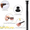 Closet Rod,17 to 96 Inch Adjustable Closet Rods for Hanging