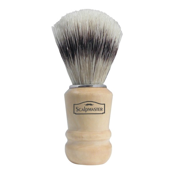 Scalpmaster Wood Handle Shaving Brush * Boar Bristle #sb-15
