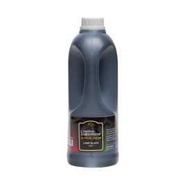 Creative Inspirations Acrylic Paint - Lamp Black - 1.8 Liter - Smooth & Creamy Consistency, Vibrant Pigmentation, Great Coverage for Artists - Clean Up with Soap & Water