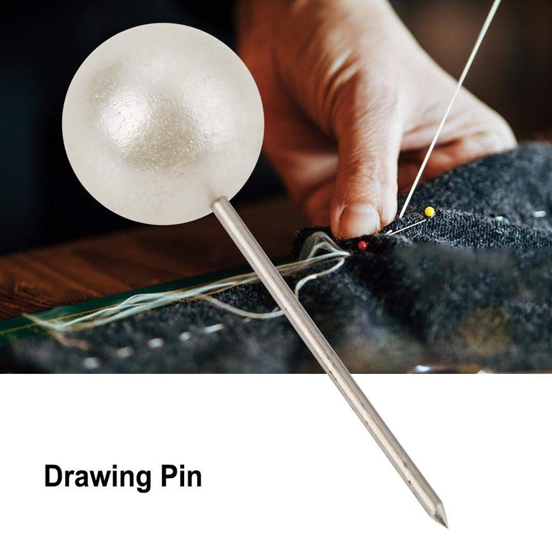 Akozon Card Thumbtacks Marking Push Pins 200 Pieces Round Ball