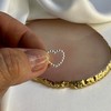 jewellerybox Sterling Silver Beaded Open Heart Pendant