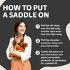 Hen Saver Hen Apron/Saddle, One Strap w/Removable Shoulder Protector –