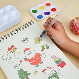 Mr. Pen- Plastic Paint Palette, 30 Pack, 6 Wells, White Rectangular Paint Tray Palette for Painting, DIY Craft
