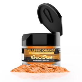 Bakell Classic Orange Brew Dust 4g Metallic Shimmer for Garnishes & Drinks 100% Edible
