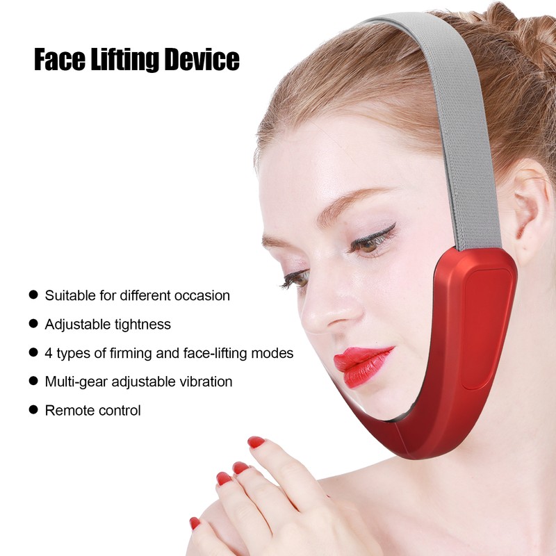 Electric Face Lifting Firming Device V-Face Shaping Slimming Vibration Massager