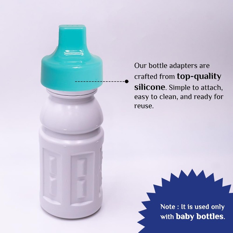 Refresh-a-Baby Reusable Bottle Top Spout Adapter – Reusable, Easily Convert