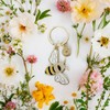 HAPPILY PLANTS Bee Keychain, Bee Gift