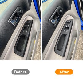 TTCR-II 5 Pieces Compatible with Door Handle VW Bora Variant Golf IV Door Handle Inner Right + Door Handle Inner Left Passat B5/Jetta/Golf MK4 Handle 3B0867172, 1J0867172A Passenger Door Pull Handle