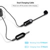 Bietrun Wireless Microphone Headset with 1/4''Plug, 165ft Range, UHF Wireless