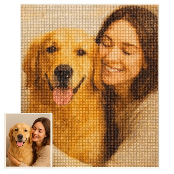 Maydear Custom Diamond Painting Kits for Adults – Personalized Photo