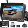 Cámara de respaldo inalámbrica RV Plug and Play: precableada para sistema Furrion de grabación de cámara de visión trasera de fácil configuración para camión, remolque, autocaravana, visión nocturna,