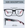 Oversized Women Reading Glasses Men 2.5 Big Readers for Unisex