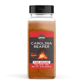 Birch & Meadow Carolina Reaper Chile Powder, 8 oz, Extremely Hot, Over 700,000 SHU
