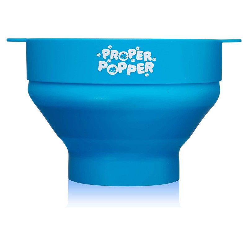 The Original Proper Popper Microwave Popcorn Popper, Silicone Popcorn Maker,