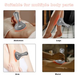 DragonJungle Hot Stones for Massage, Hot Stones Muscle Massage with Warmer, Wireless Natural Bian Stone Electric Gua Sha for Home Spa