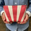 [Uniform Fuji] Boat-shaped Pouch (Asahi Flag, Warship Flag), Unisex, Self-Defense