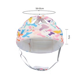 Baby Protective Helmet Toddler Head Protector Kids Soft Safety Headguard Children Anti-Fall Harnesses Cap with Adjustable Chin Strap for Age 6 Months - 8 Years Old Learning to Crawl, Walk, Run & Play