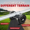 USCaster Rolling Gate Wheel 8inch,for Driveway Chain Link Fence Metal