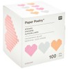Futschikato Stickers Hearts Pack of 100 FSC Mix