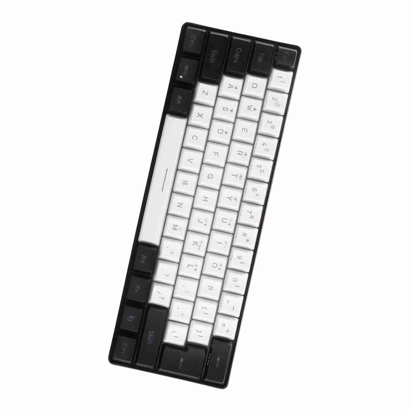 Gaming Keyboard USB 61 Keys RGB Backlit Ergonomic Contrast Color