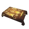 MAICICO Ramadan Kareem Tablecloth Washable Table Cloth for Rectangle Tables