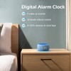 Buffbee Sound Machine & Alarm Clock 2-in-1, 0-100% Clock Face