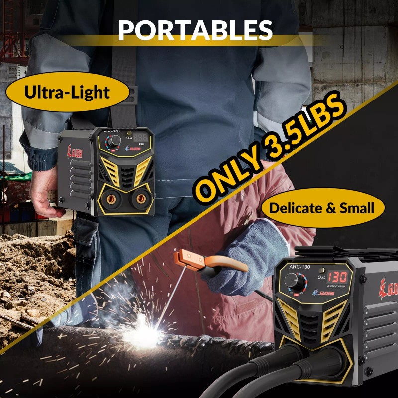 GZ GUOZHI 130A Portable Mini Stick Welder 110V, Lightweight &