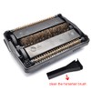 EZ SPARES Quiet Carpet Sweeper, Floor Sweeper with Horsehair Roller