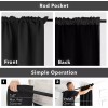 Deconovo Store 2 Cortina Forro Blackout Aislamiento Térmico Ruido 132x242cm