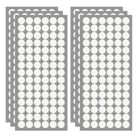 Self Adhesive Dots,0.59 Inch/15 mm Strong Round Adhesive Dots,540 Pcs(270 Pair) Hook and Loop Sticky Tape Nylon Small Circle Dot for Crafts, Classroom, Office, Home(0.59'',270 Pairs,White)