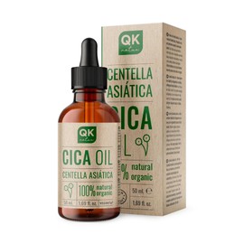 QKnatur - Centella Asiatica Oil - Natural Skin Repair - Elasticity, Softness and Radiance for the Face and Body | 50ml
