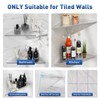lives 2 Pack Recessed Corner Shower Shelves,10"" Slot Design Shower