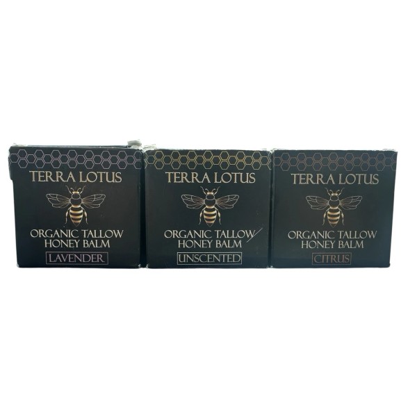Lotus Terra Lotus Organic Tallow Honey Balm RANDOM LOT OF