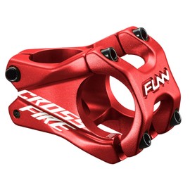 FUNN Crossfire Mountain Bike Stem with 31.8mm Handlebar Clamp - Durable and Lightweight Alloy Stem for Mountain Bike and BMX Bike Length 35mm Stem (Red)
