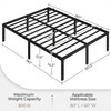 Yaheetech 14 Inch Tall Metal Bed Frame Queen Platform Bed