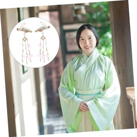 VICASKY Retro Tassel Hair Sticks Set of 2 Chinese-Style Hair Accessories for Women Vintage Hairpins Step Shake and Flowing Tassels for Hanfu and Traditional Costumes