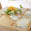 Ambesonne Fall Place Mats Set of 4, Soft Image of