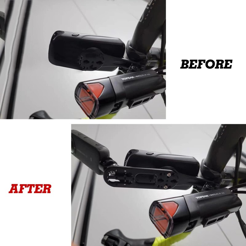 Xotic Tech Out Front Bike Computer Mount Adjustable Angle Computer