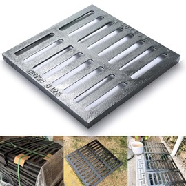 Cast Iron Drain Grate, 18 * 18 in B125 Class Outdoor Drain Cover
