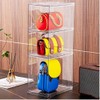 3Pack Purse Organizer for Closet,Clear Acrylic Display Case for Handbag