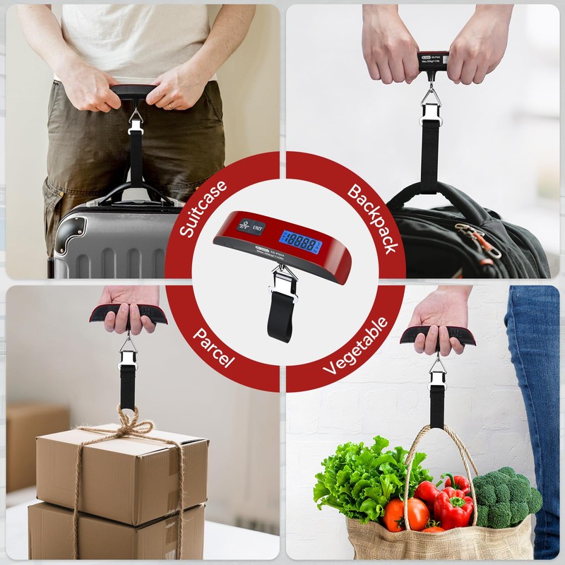 Luggage Scale, Dr.meter Luggage Weight Scale Backlight LCD Display PS02