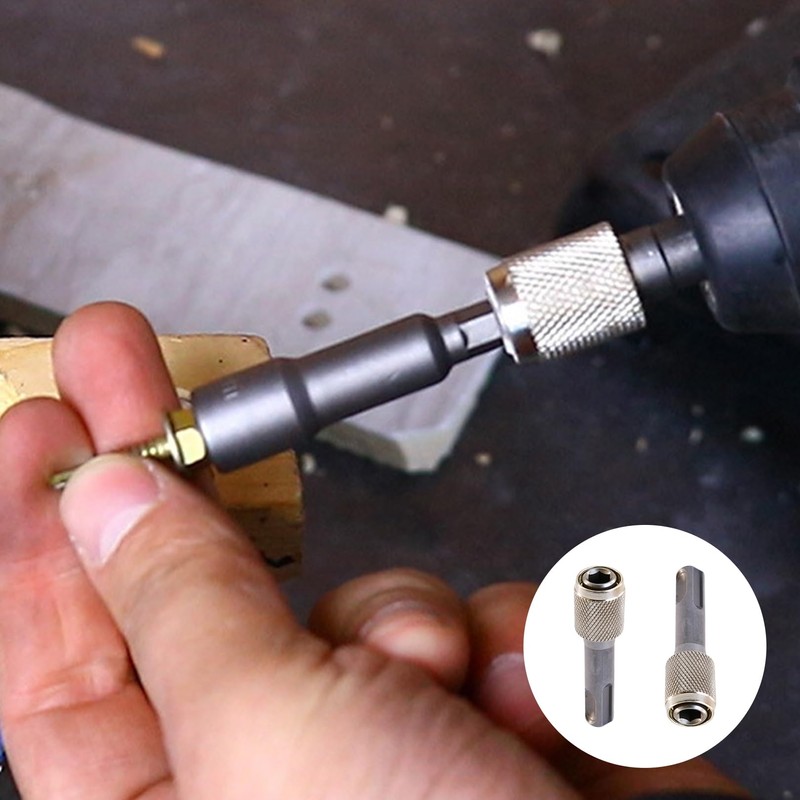 Pack of 2 SDS Plus Adapter, 6.35 mm SDS Bit
