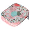 Storage Bag Waterproof Oxford Cloth Pink Lily Portable Household Daily