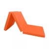 Danfuton Orange Trifold Foam Bed, Shikibuton, Folding Ottoman Mat Sit