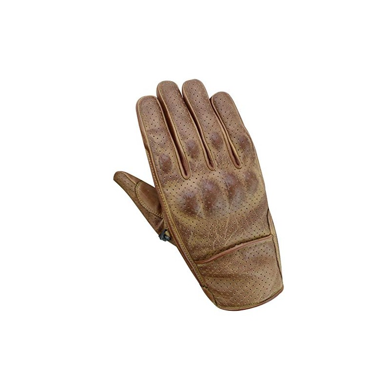 Motorcycle Gloves, Leather Motorcycle Gloves, Chopper Vintage Leather Gloves (3XL,